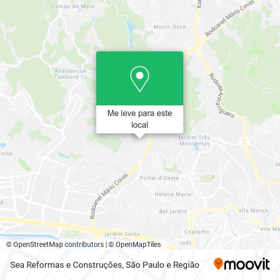 Sea Reformas e Construções mapa