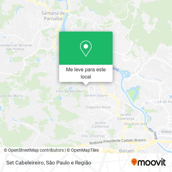 Set Cabeleireiro mapa
