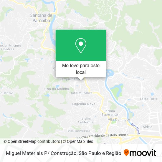 Miguel Materiais P/ Construção mapa