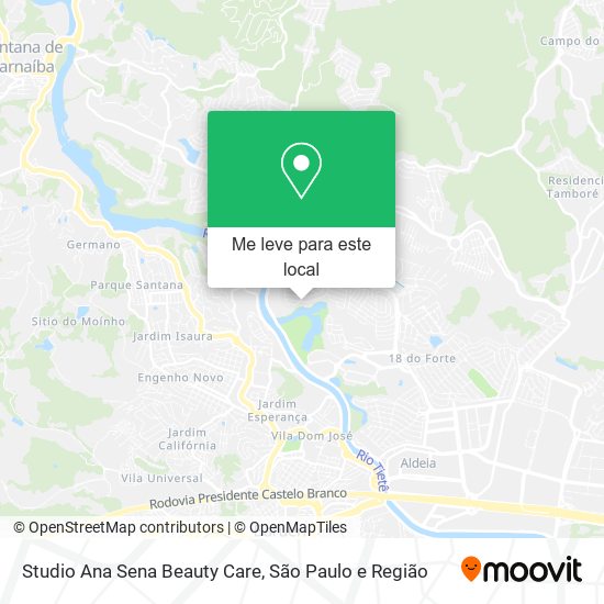 Studio Ana Sena Beauty Care mapa