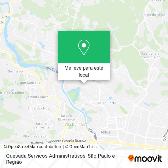 Quesada Servicos Administrativos mapa