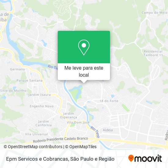 Epm Servicos e Cobrancas mapa