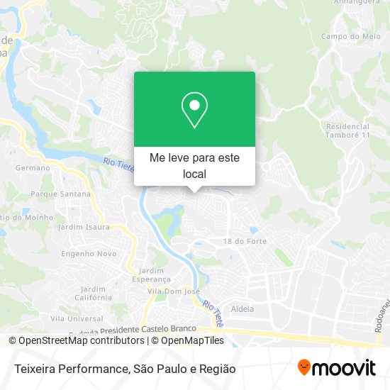 Teixeira Performance mapa