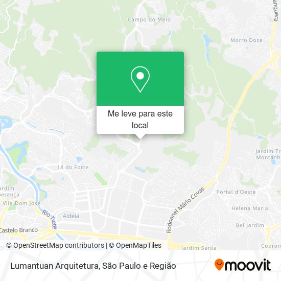 Lumantuan Arquitetura mapa