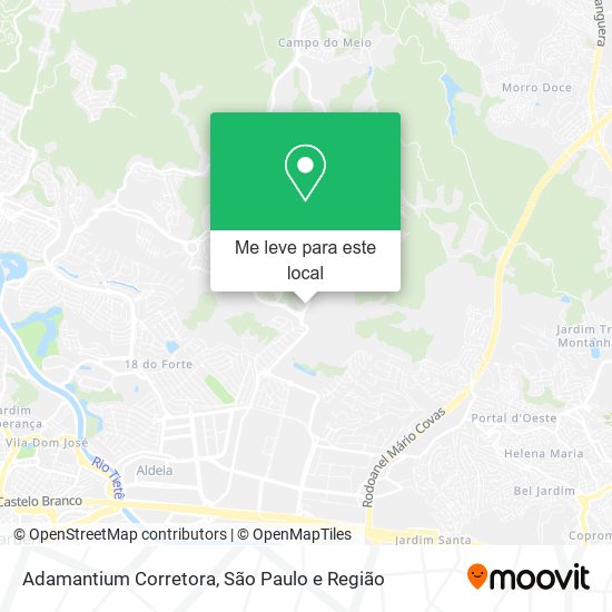 Adamantium Corretora mapa