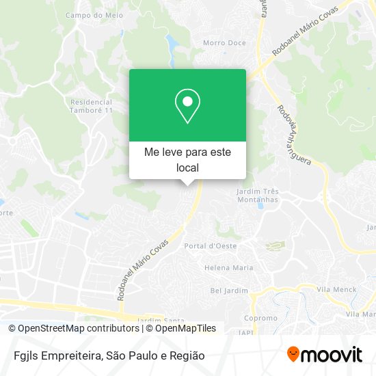 Fgjls Empreiteira mapa