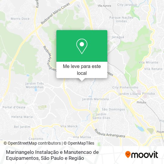 Marinangelo Instalação e Manutencao de Equipamentos mapa