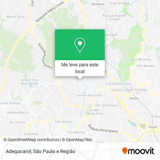 Adegacarol mapa