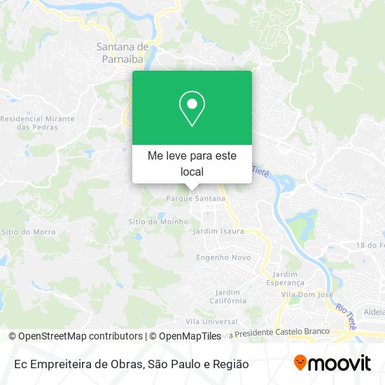 Ec Empreiteira de Obras mapa