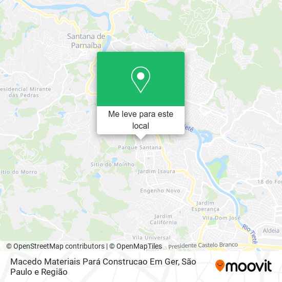 Macedo Materiais Pará Construcao Em Ger mapa