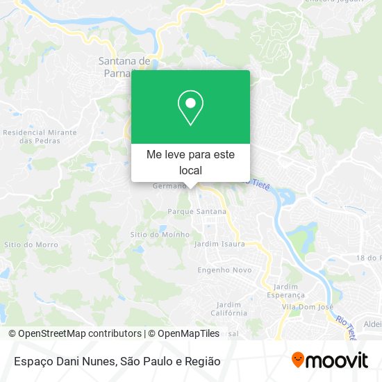 Espaço Dani Nunes mapa