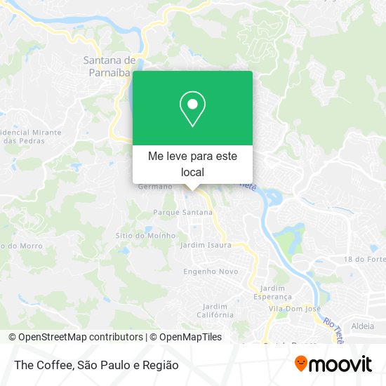 The Coffee mapa