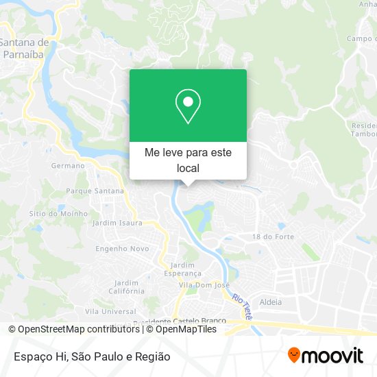 Espaço Hi mapa