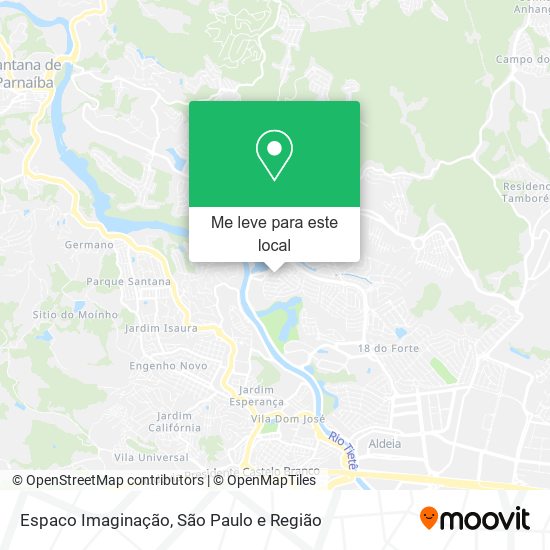 Espaco Imaginação mapa