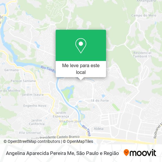 Angelina Aparecida Pereira Me mapa