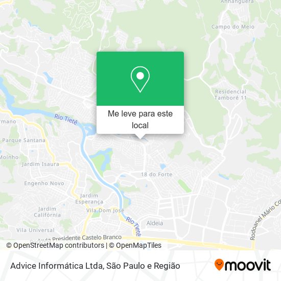 Advice Informática Ltda mapa