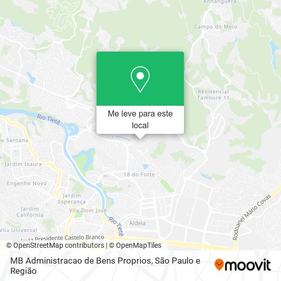 MB Administracao de Bens Proprios mapa