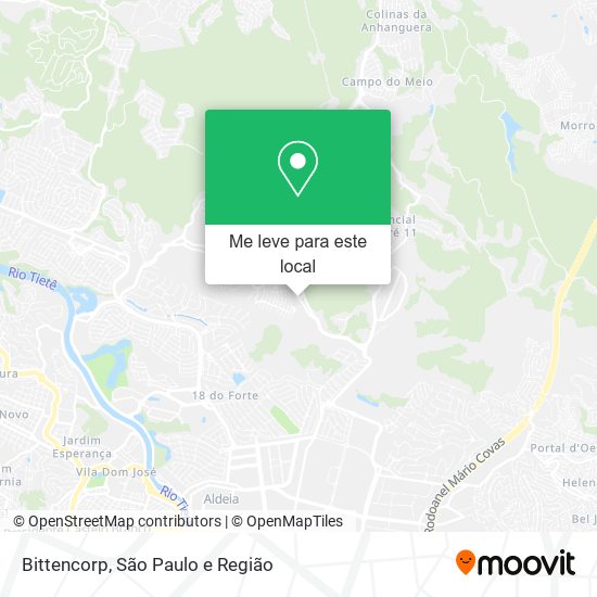 Bittencorp mapa