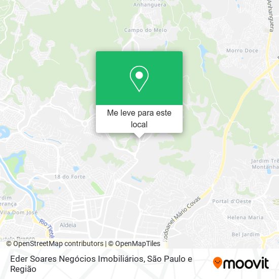 Eder Soares Negócios Imobiliários mapa