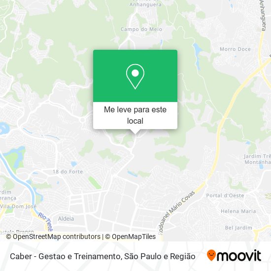 Caber - Gestao e Treinamento mapa