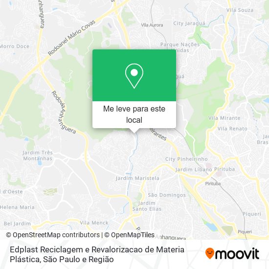 Edplast Reciclagem e Revalorizacao de Materia Plástica mapa