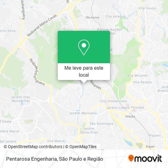 Pentarosa Engenharia mapa