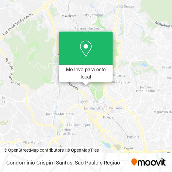 Condominio Crispim Santos mapa