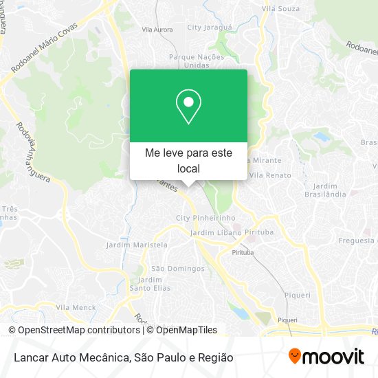 Lancar Auto Mecânica mapa