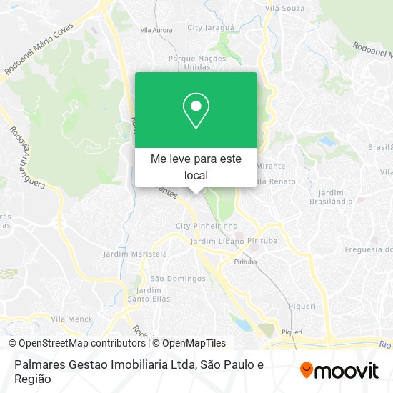 Palmares Gestao Imobiliaria Ltda mapa