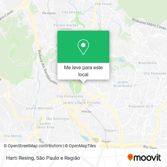 Harti Resing mapa
