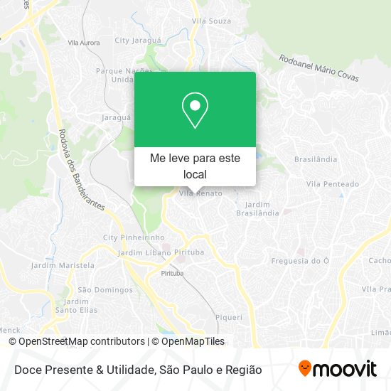 Doce Presente & Utilidade mapa