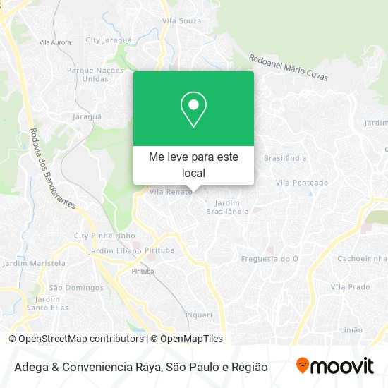 Adega & Conveniencia Raya mapa