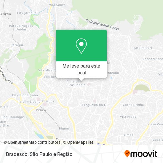 Bradesco mapa