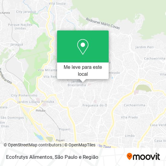 Ecofrutys Alimentos mapa