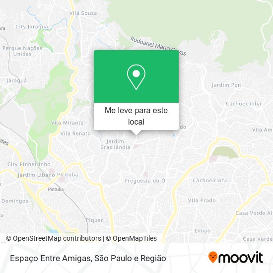Espaço Entre Amigas mapa
