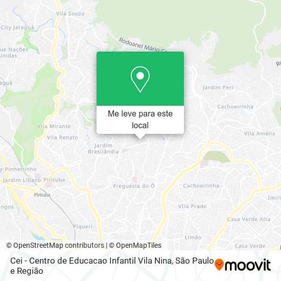 Cei - Centro de Educacao Infantil Vila Nina mapa