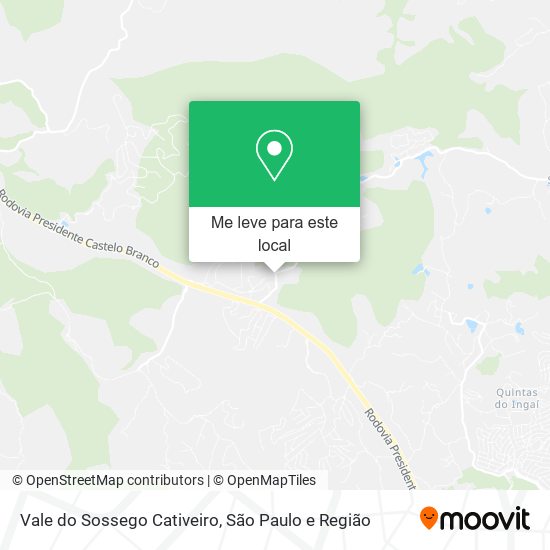 Vale do Sossego Cativeiro mapa