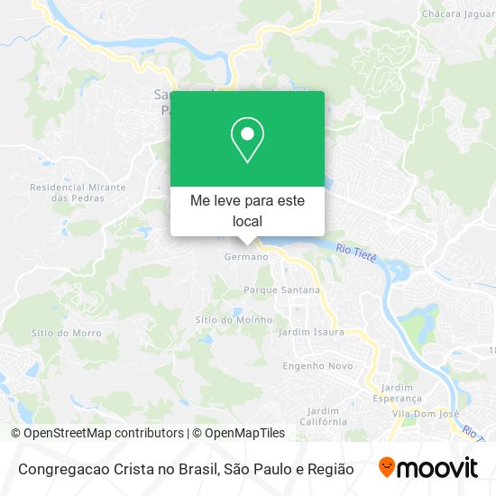Congregacao Crista no Brasil mapa