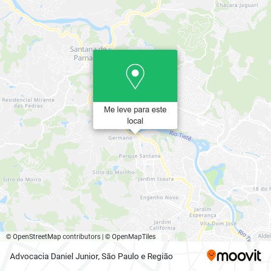 Advocacia Daniel Junior mapa