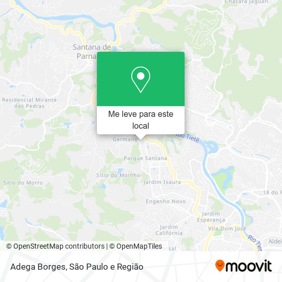 Adega Borges mapa