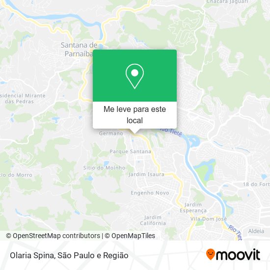 Olaria Spina mapa