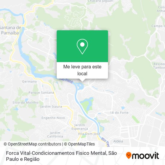 Forca Vital-Condicionamentos Fisico Mental mapa