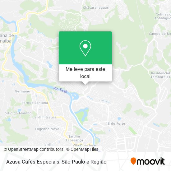 Azusa Cafés Especiais mapa