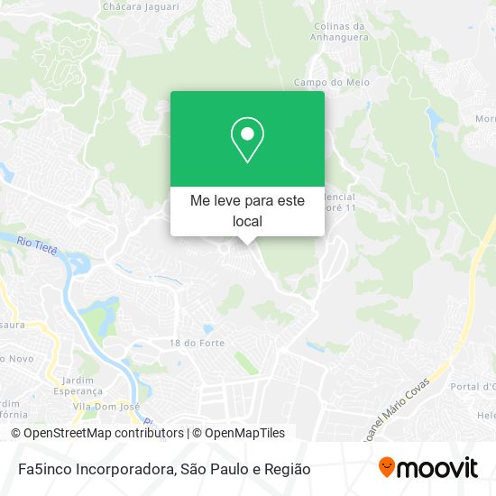 Fa5inco Incorporadora mapa
