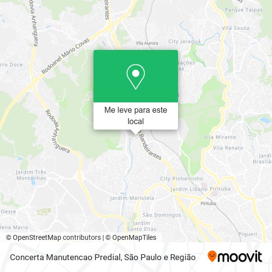 Concerta Manutencao Predial mapa