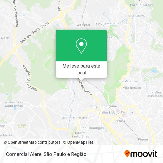 Comercial Alere mapa