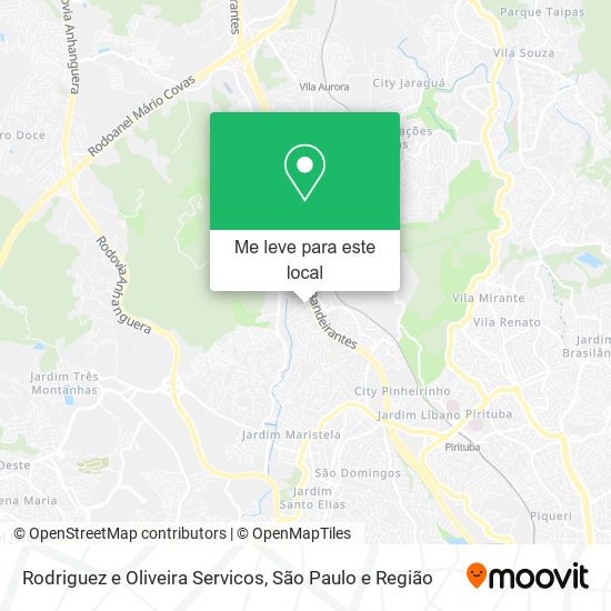 Rodriguez e Oliveira Servicos mapa