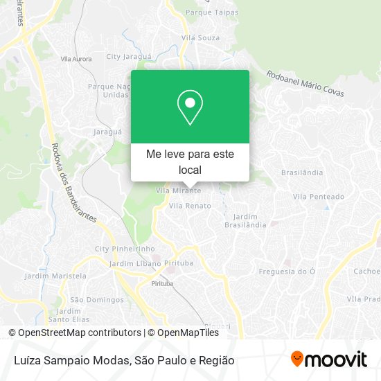 Luíza Sampaio Modas mapa