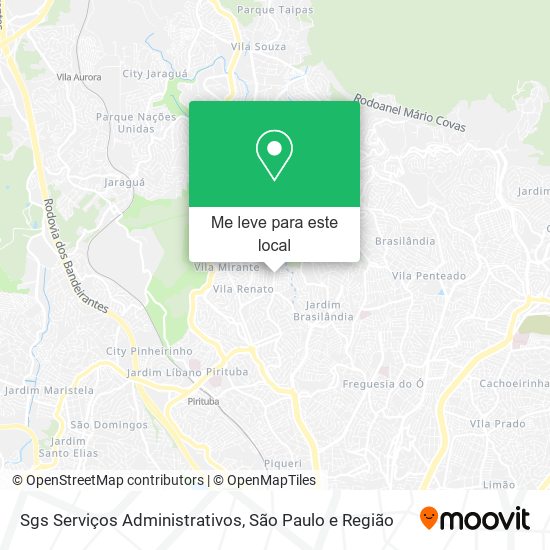 Sgs Serviços Administrativos mapa