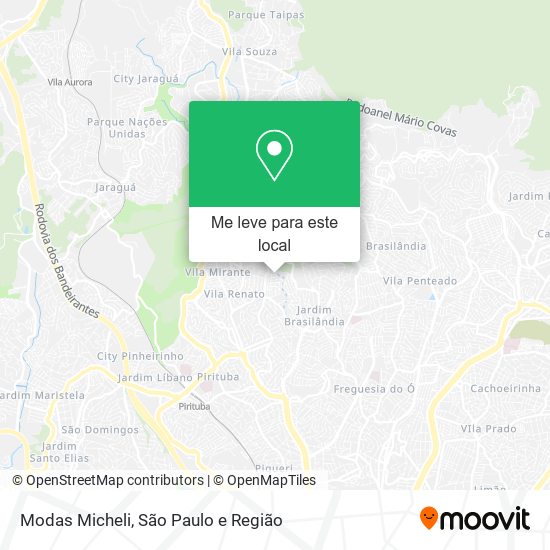 Modas Micheli mapa